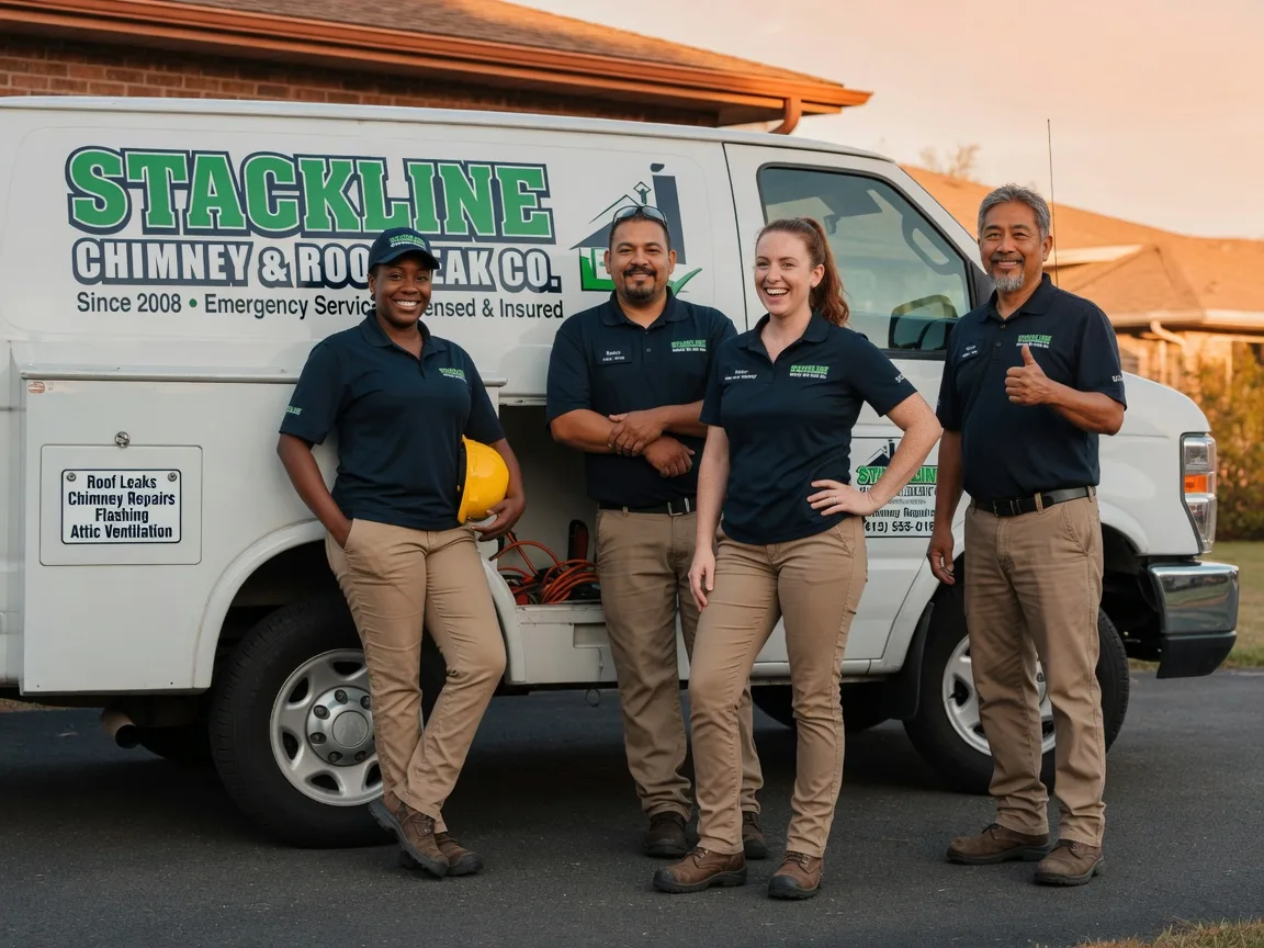 Chimney flashing repair company in Peachland, NC